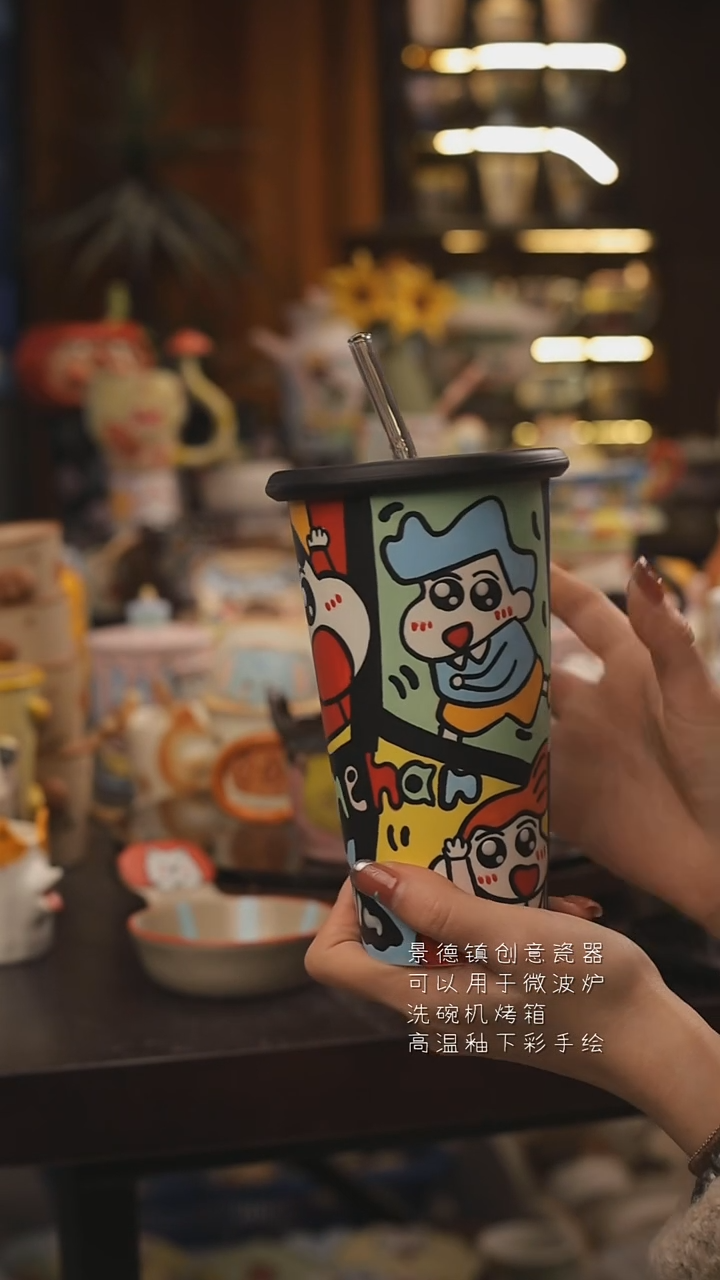 景德镇釉下彩绘设计师款式陶瓷