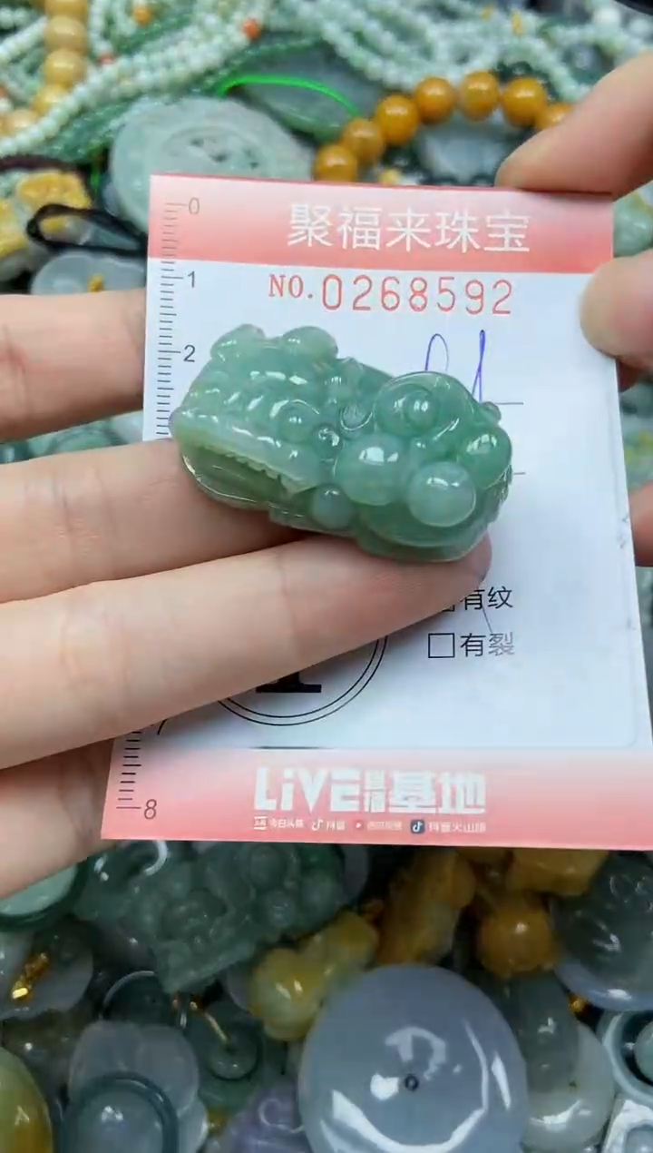 未镶嵌挂件翡翠闪购0268592