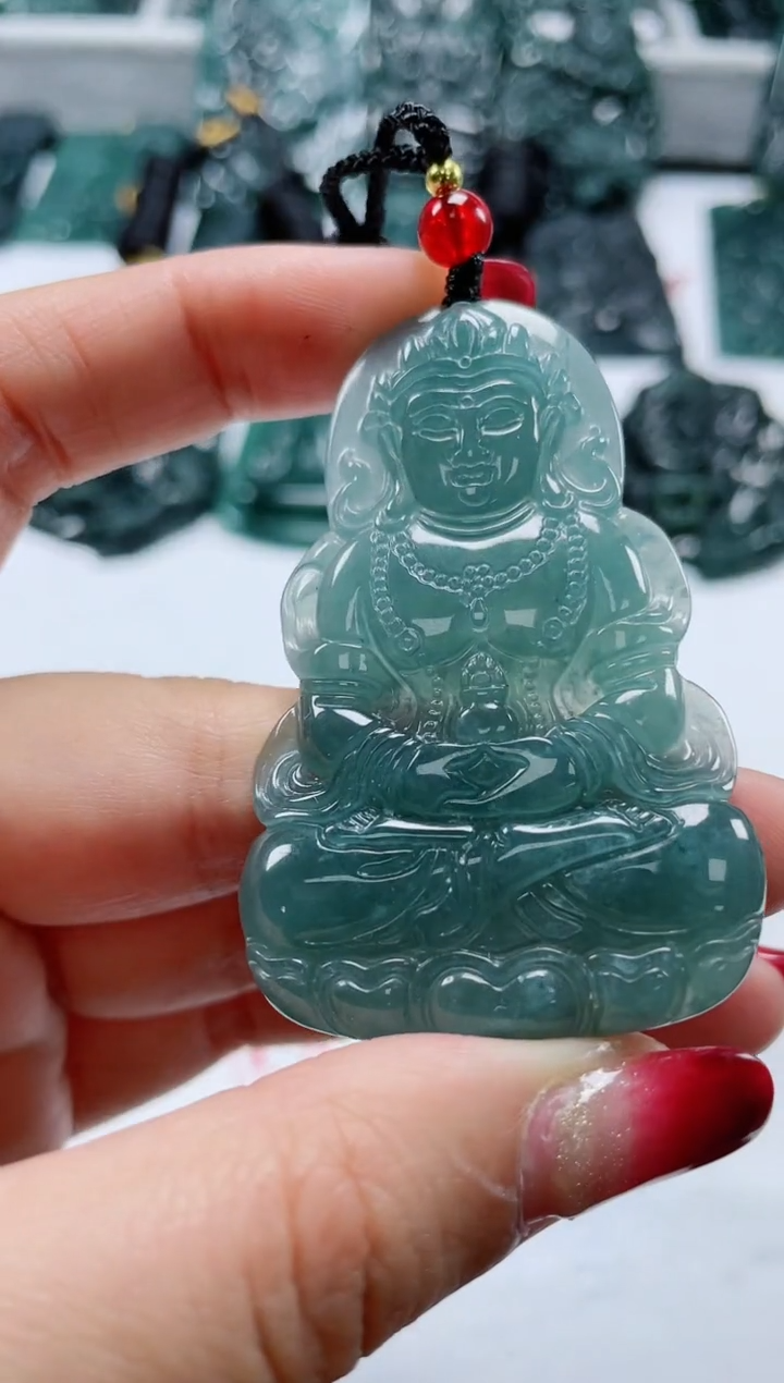 【闪购商品】翡翠颈饰未镶嵌多样性发货一件发货-度母观音