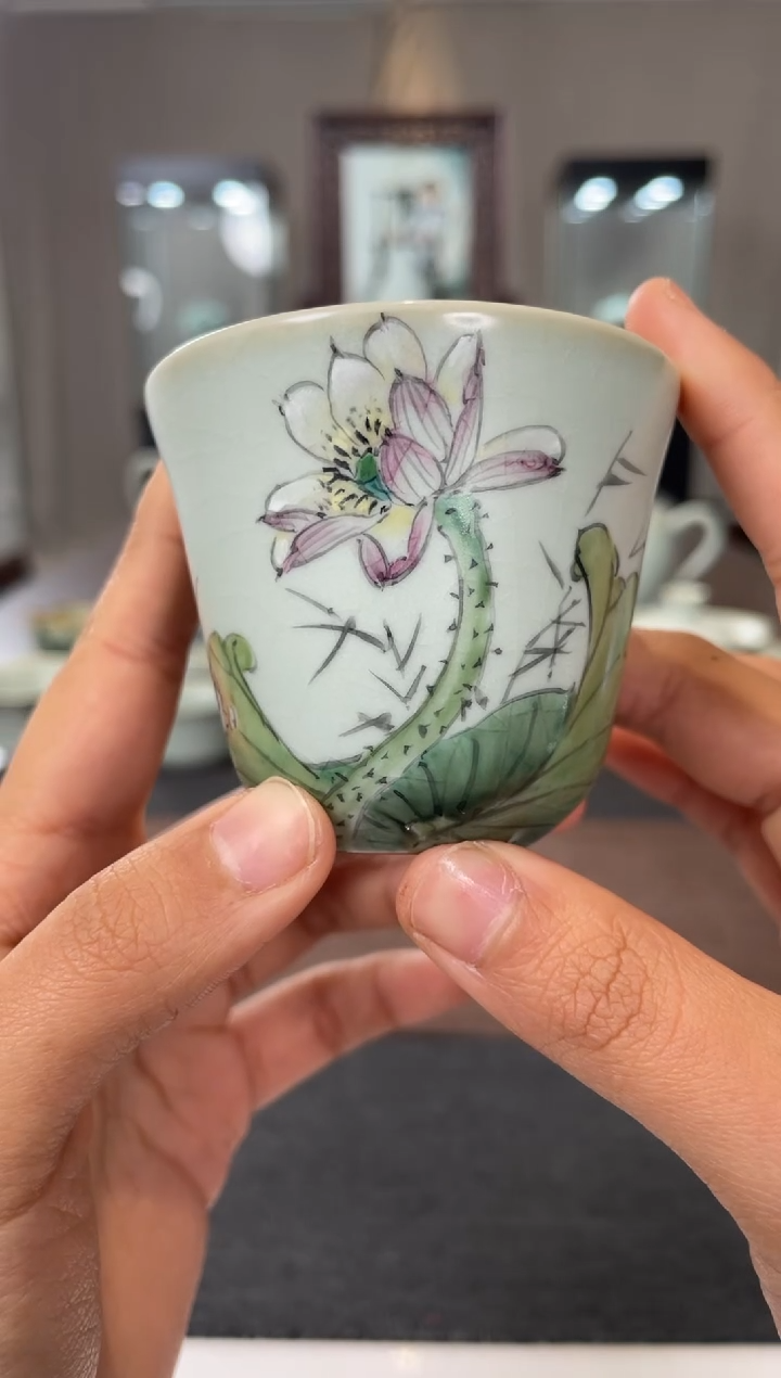【闪购商品】杯子余秀华老师作品花香杯（莲花）