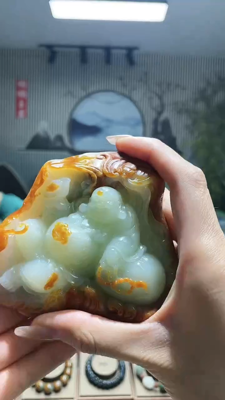 【闪购商品】透闪石质玉摆件未镶嵌佛公