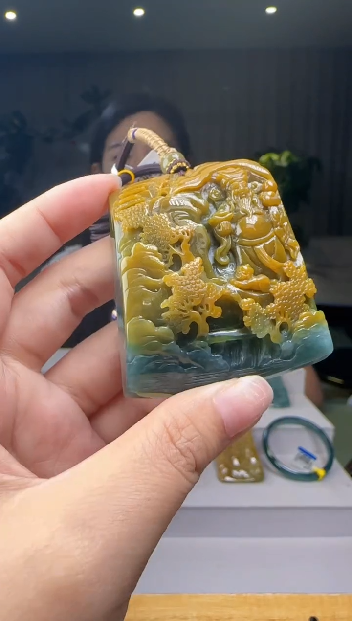 翡翠未镶嵌吊坠(不含链)YL@@960Q3J19369