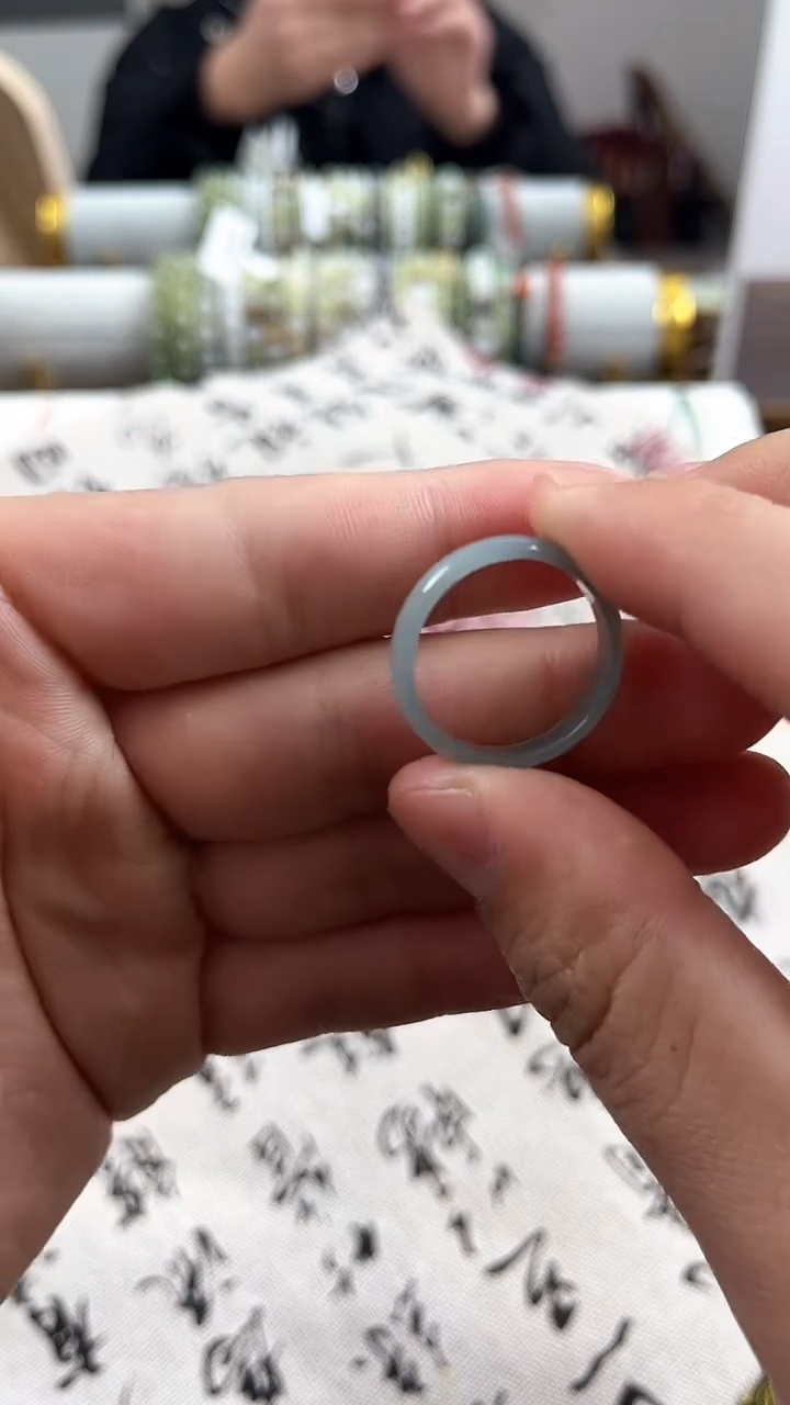 【闪购商品】翡翠戒指未镶嵌蓝水翡翠