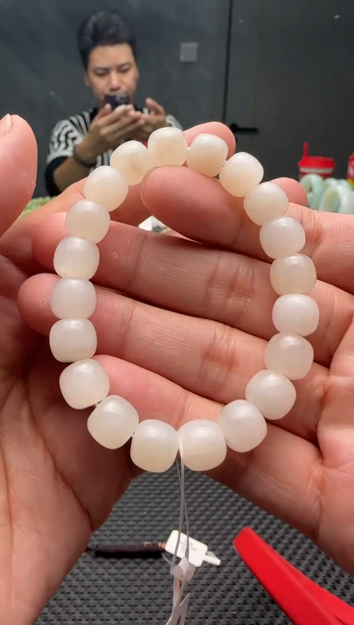 未镶嵌手串和田玉天泰手串卡9x10