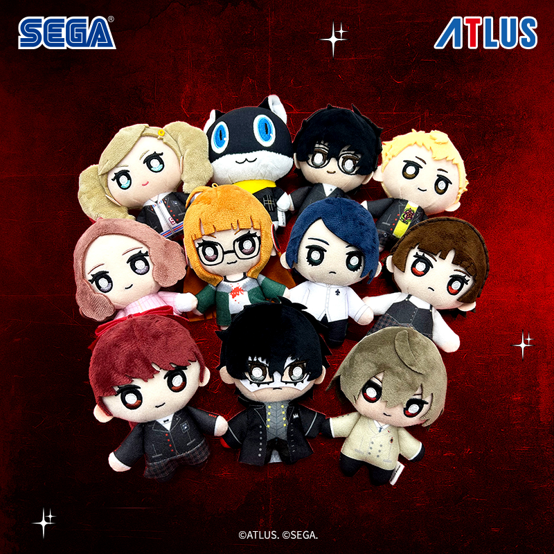 SEGA 《女神异闻录5皇家版》毛绒人偶 P5R游戏周边可爱礼物公仔