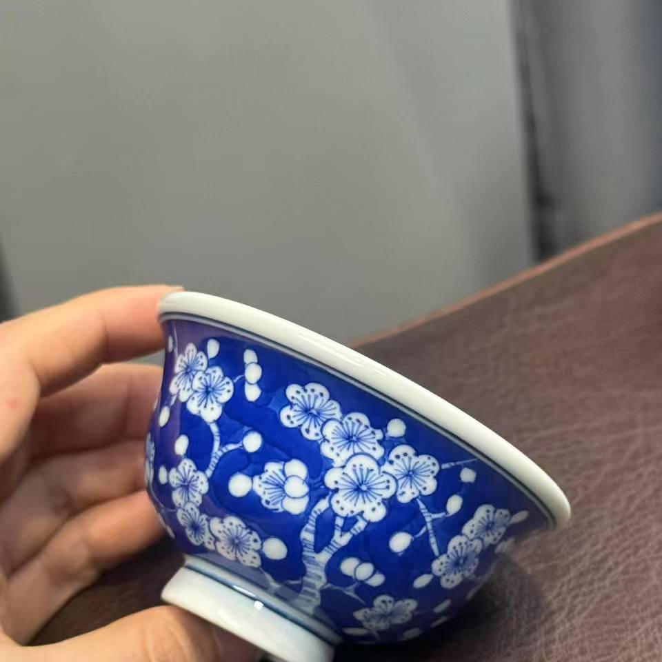 阅贤斋冰梅小压手杯