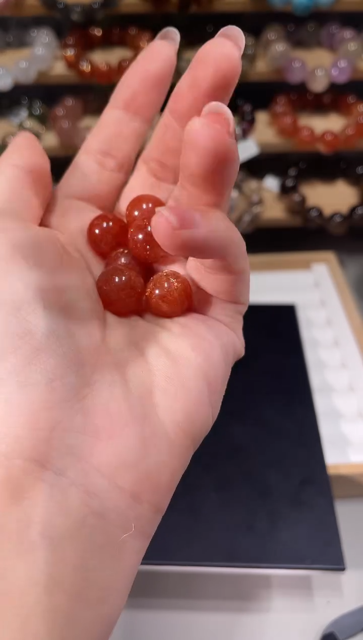 未镶嵌手链长石560金太阳单珠13+多样性发一