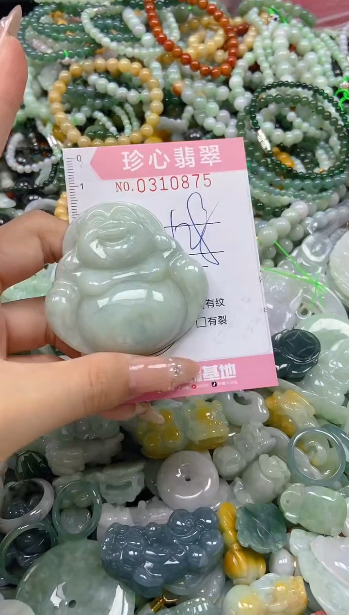 翡翠未镶嵌颈饰闪购0310875
