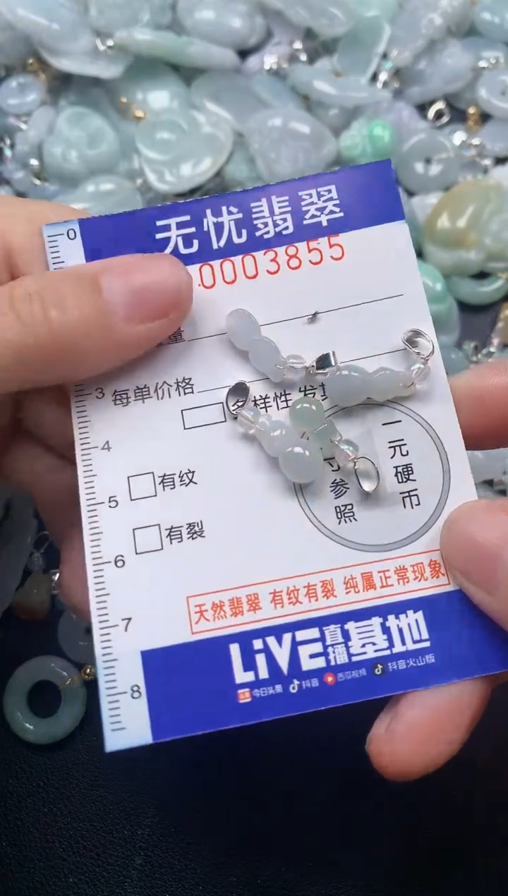 颈饰未镶嵌翡翠3855