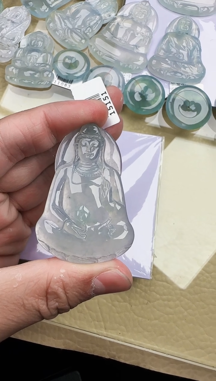 颈饰未镶嵌翡翠缅甸翡翠a货