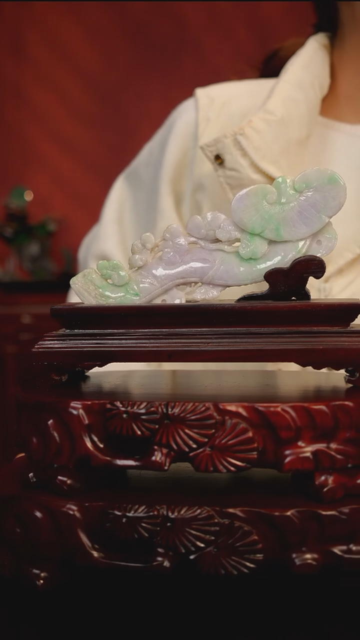 未镶嵌摆件翡翠如意