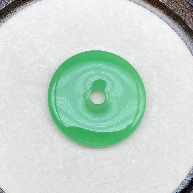 A255 冰绿平安扣吊坠  (多样性发其一)