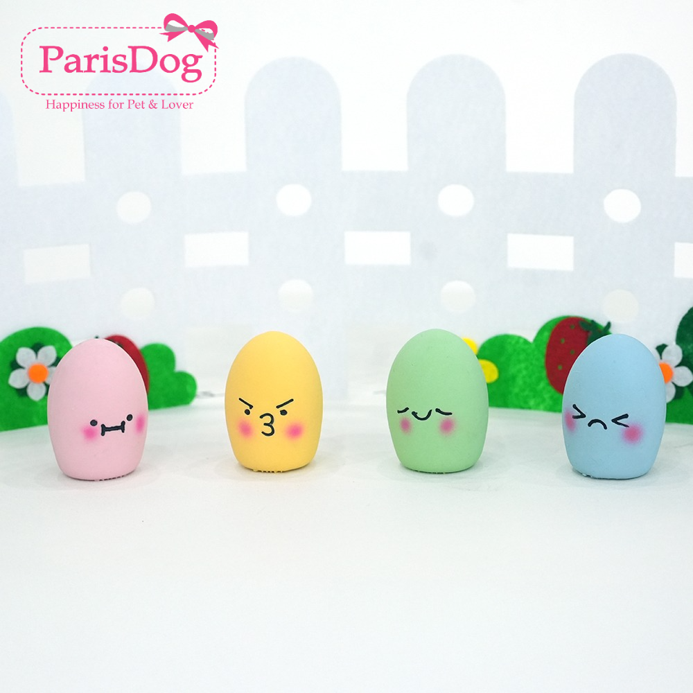 【ParisDog】可爱蛋形乳胶玩具猫狗互动乐趣玩具