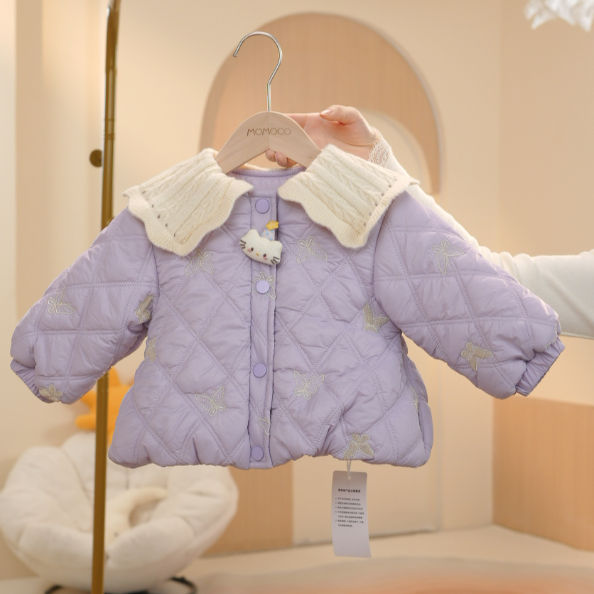 MOMOCOmini冬季女婴童洋气舒适棉服女宝外套87810101076