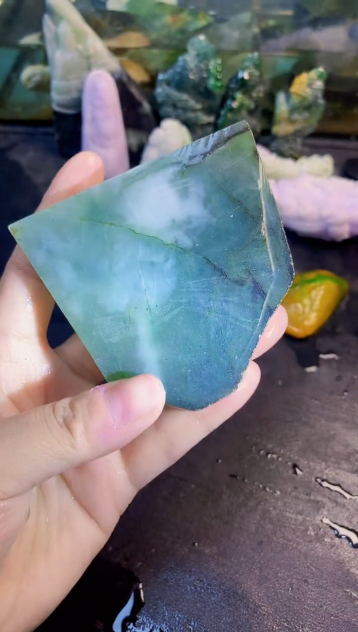 颈饰未镶嵌翡翠天然翡翠029