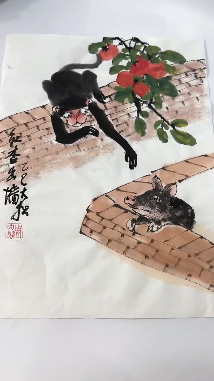 国画直播福利/国画/花鸟