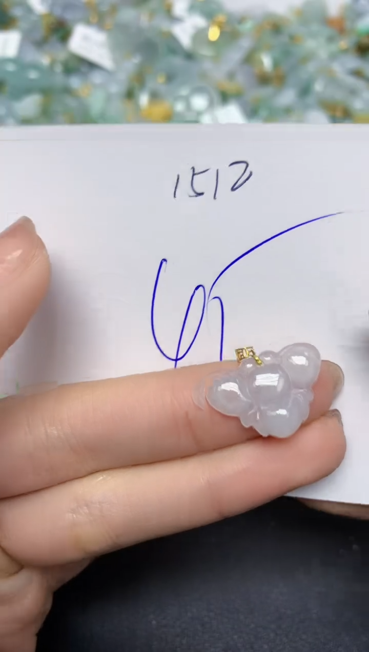 【闪购商品】翡翠颈饰18K金镶嵌 天然翡翠A货