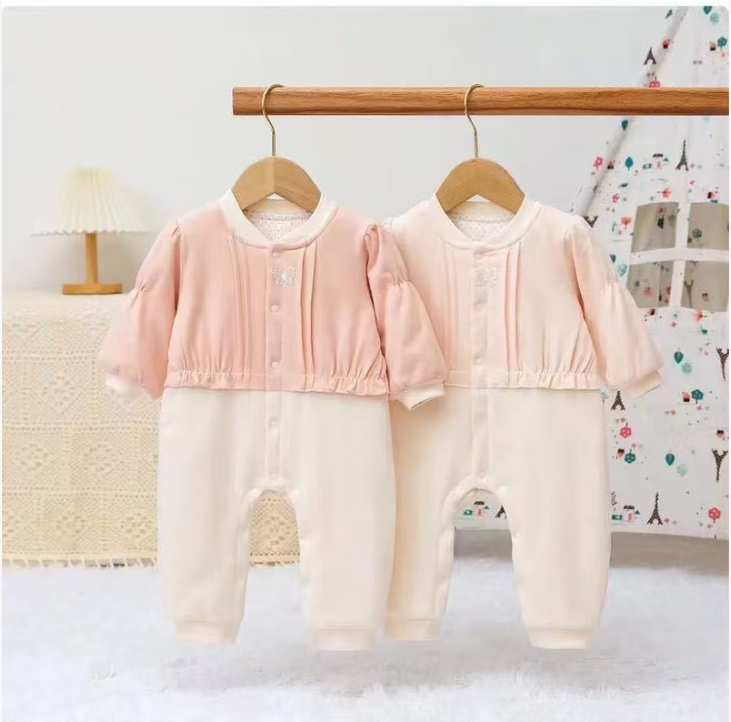 星星云朵绒兔子哈衣S41042