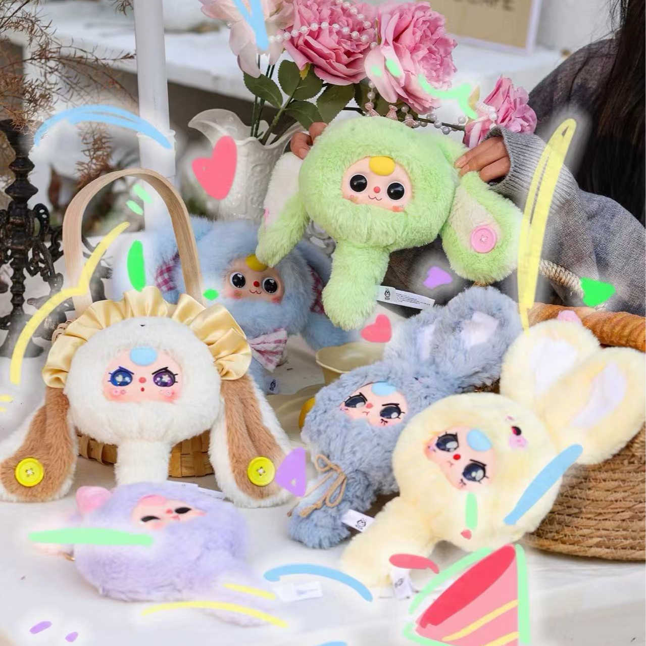 娃三岁魔镜啊魔镜系列毛绒盲盒可爱玩偶潮玩手办公仔镜子礼物