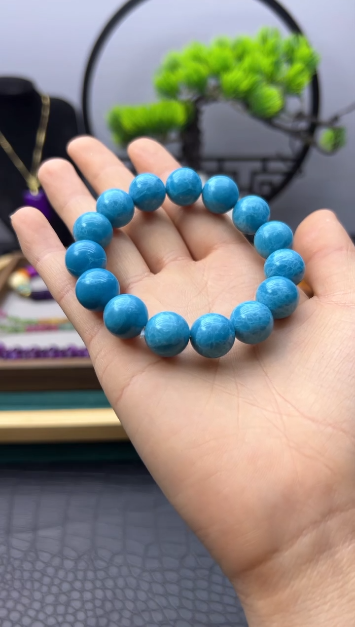 【闪购商品】针钠钙石（海纹石）手链未镶嵌S81