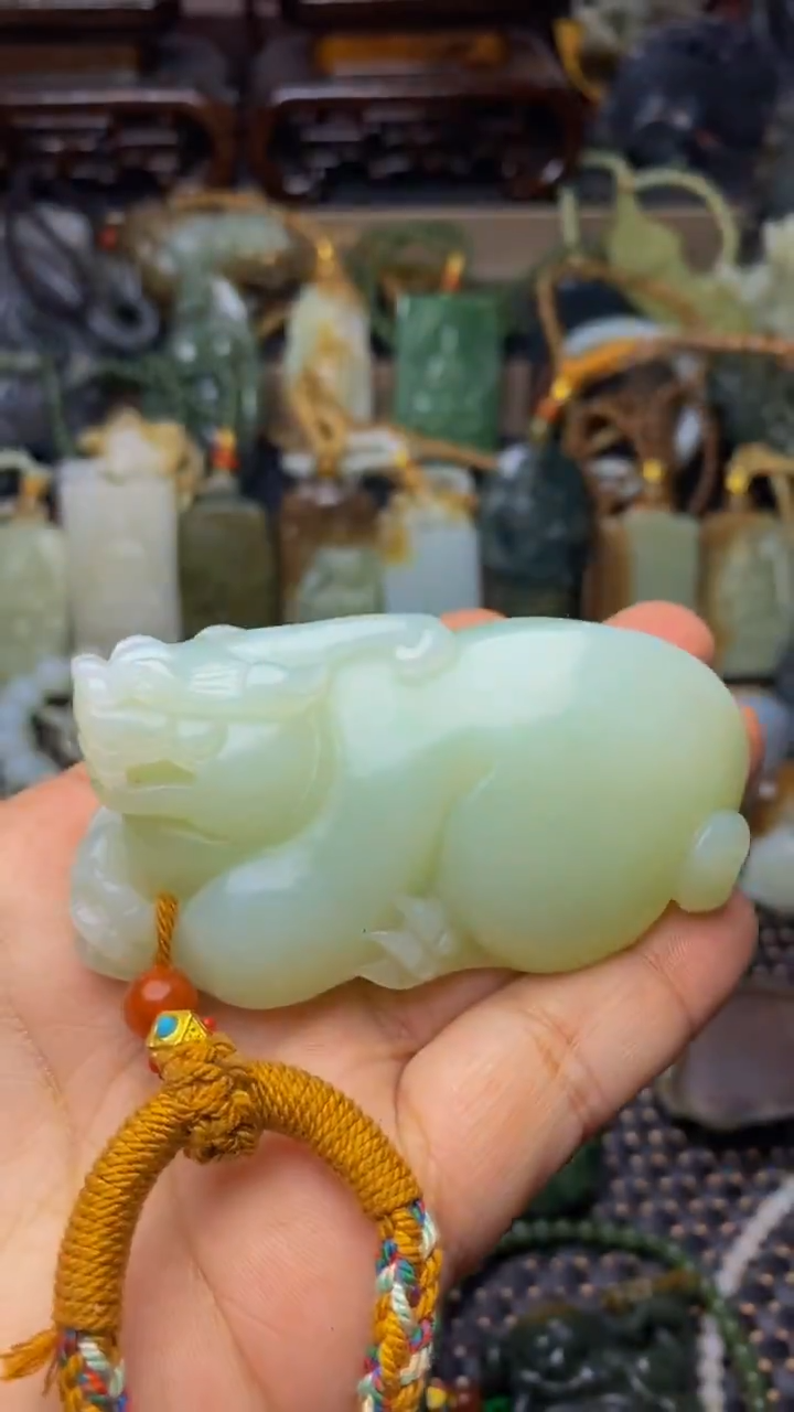 未镶嵌和田玉把件所***愿1