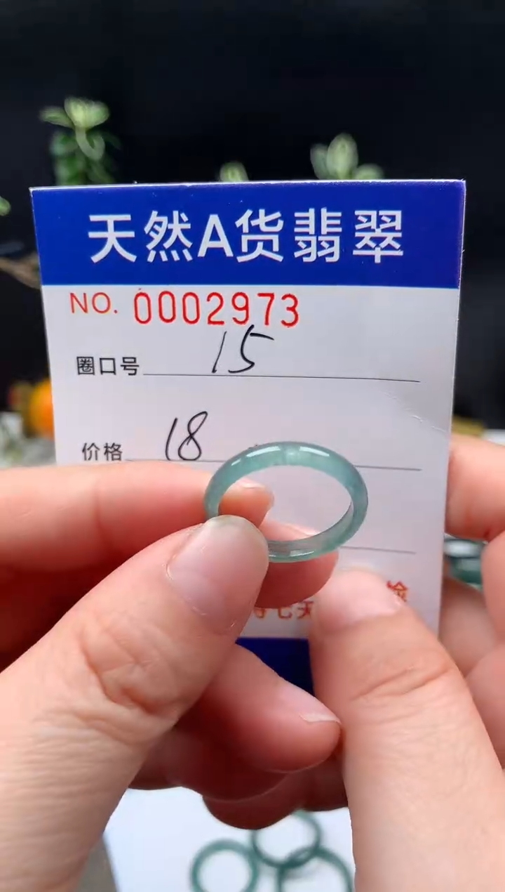 未镶嵌戒指翡翠15#