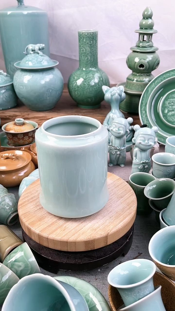 特价福利 微瑕 慧仙青瓷