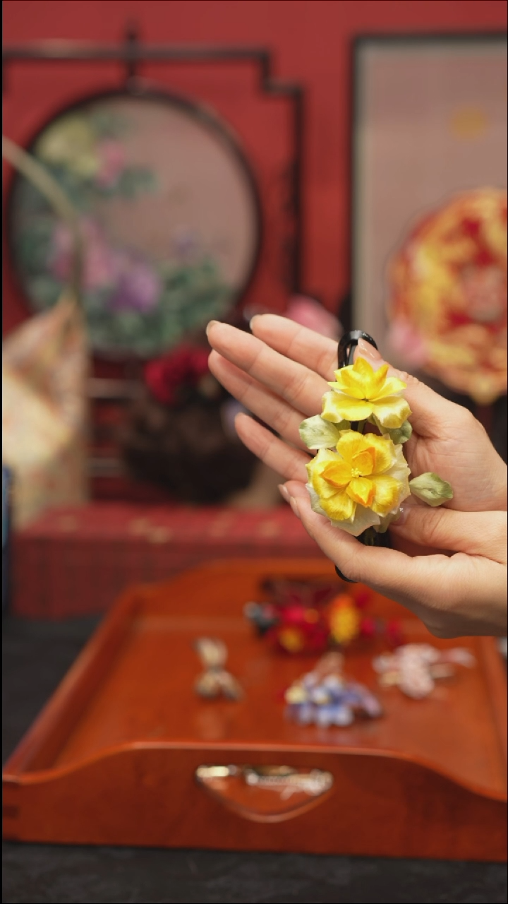 刺绣乐*非遗苏绣手工饰品