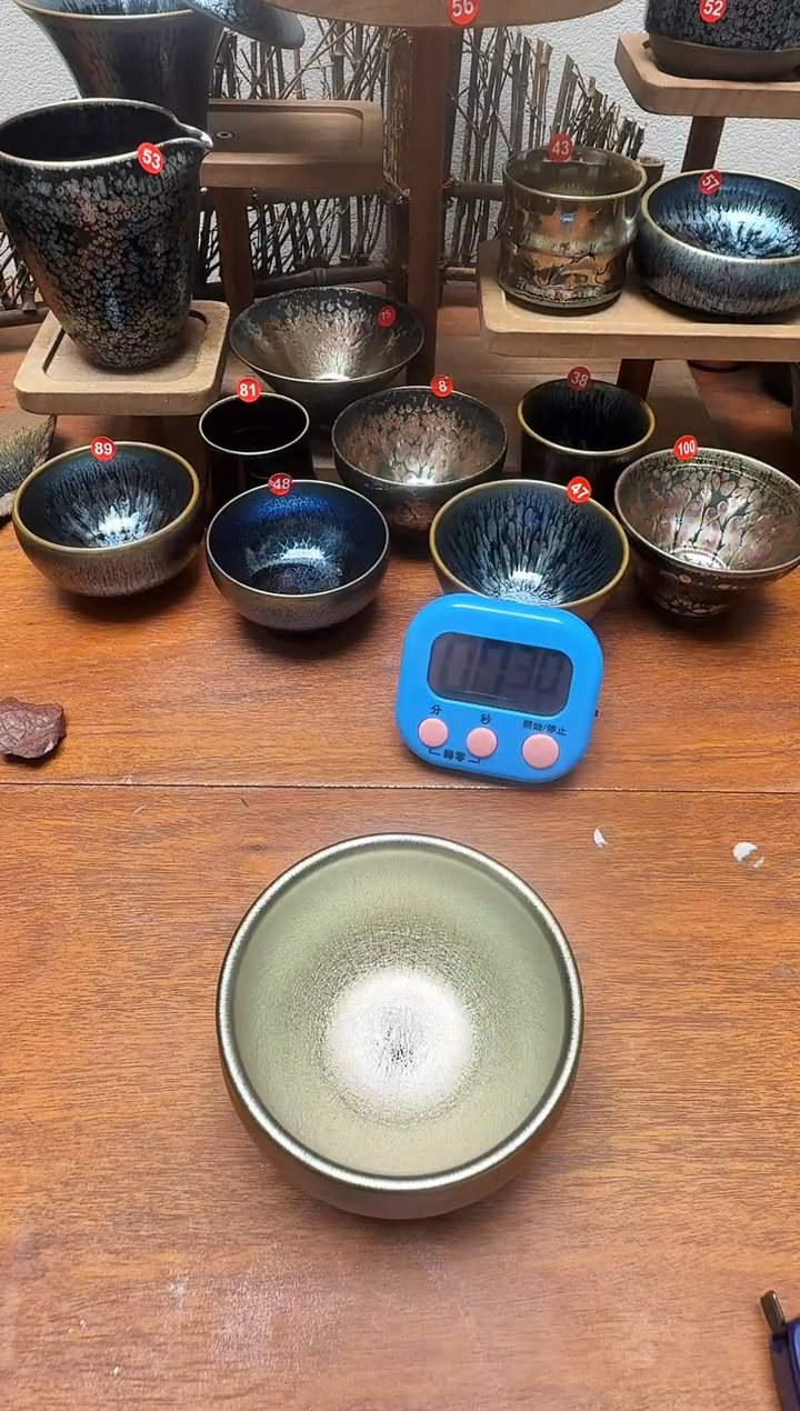 茶盏烬*生73号建盏工匠茶器