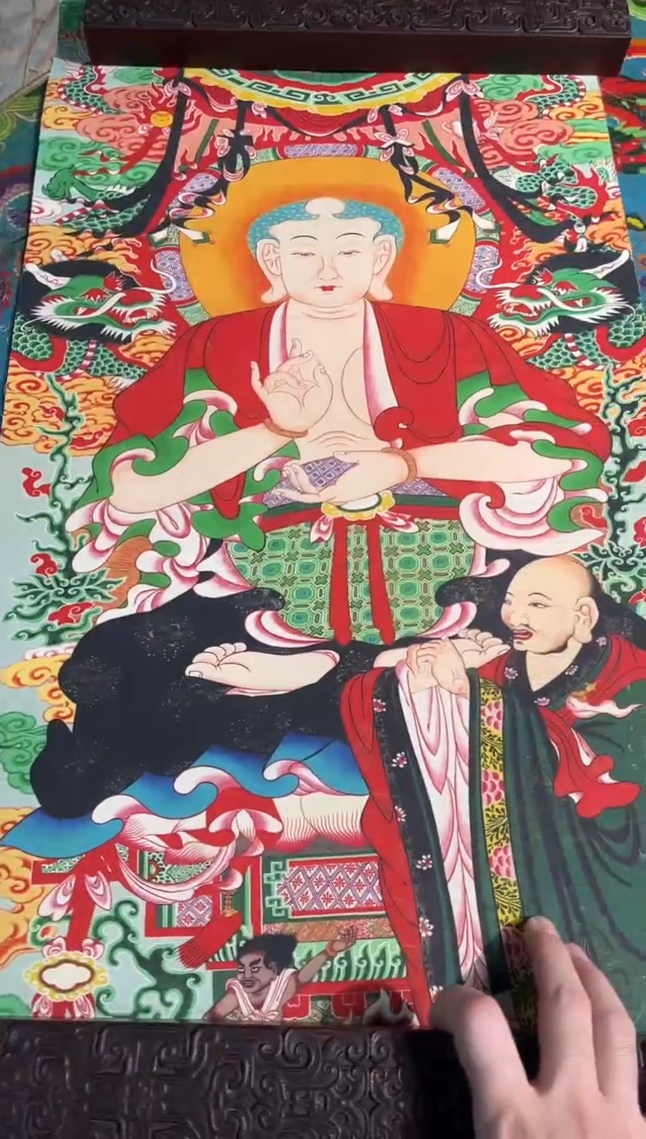 卷轴画天天的唐卡tk160