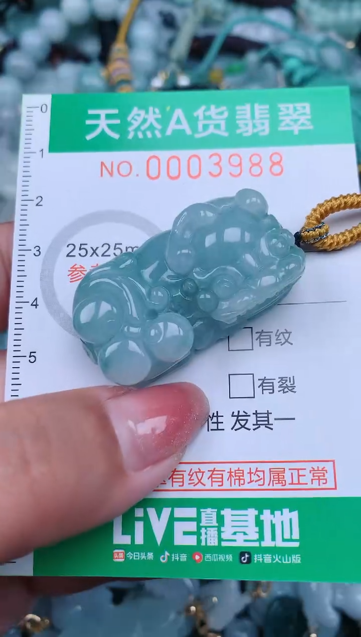 【闪购商品】翡翠颈饰未镶嵌.0003988