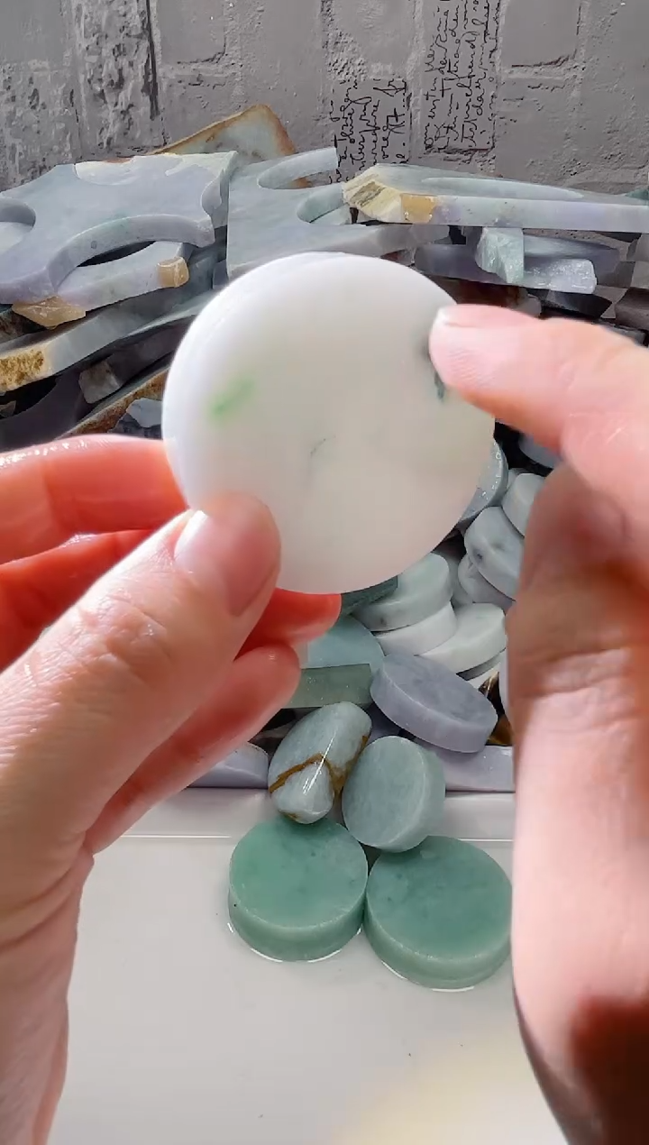 裸石翡翠天然翡翠A货石 南 654