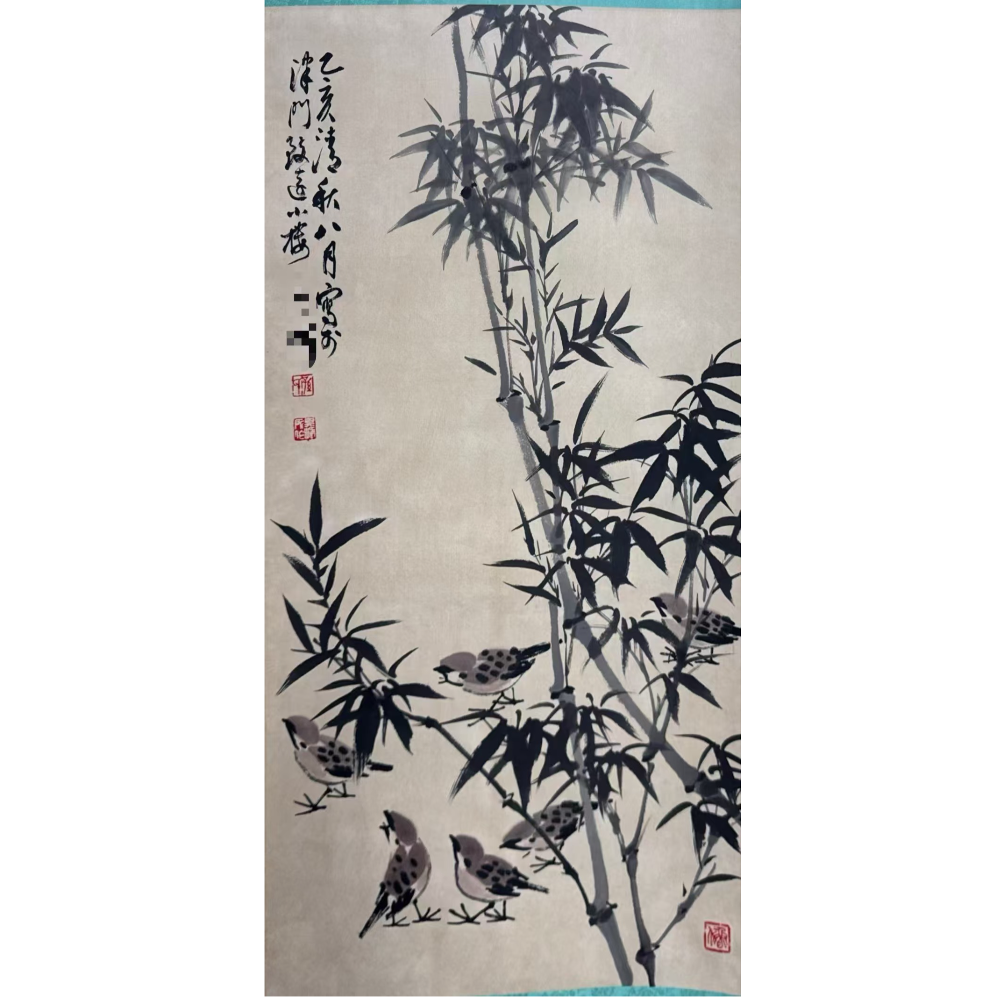 【第19场】孙老师3.8平尺《花鸟》47*90L1137