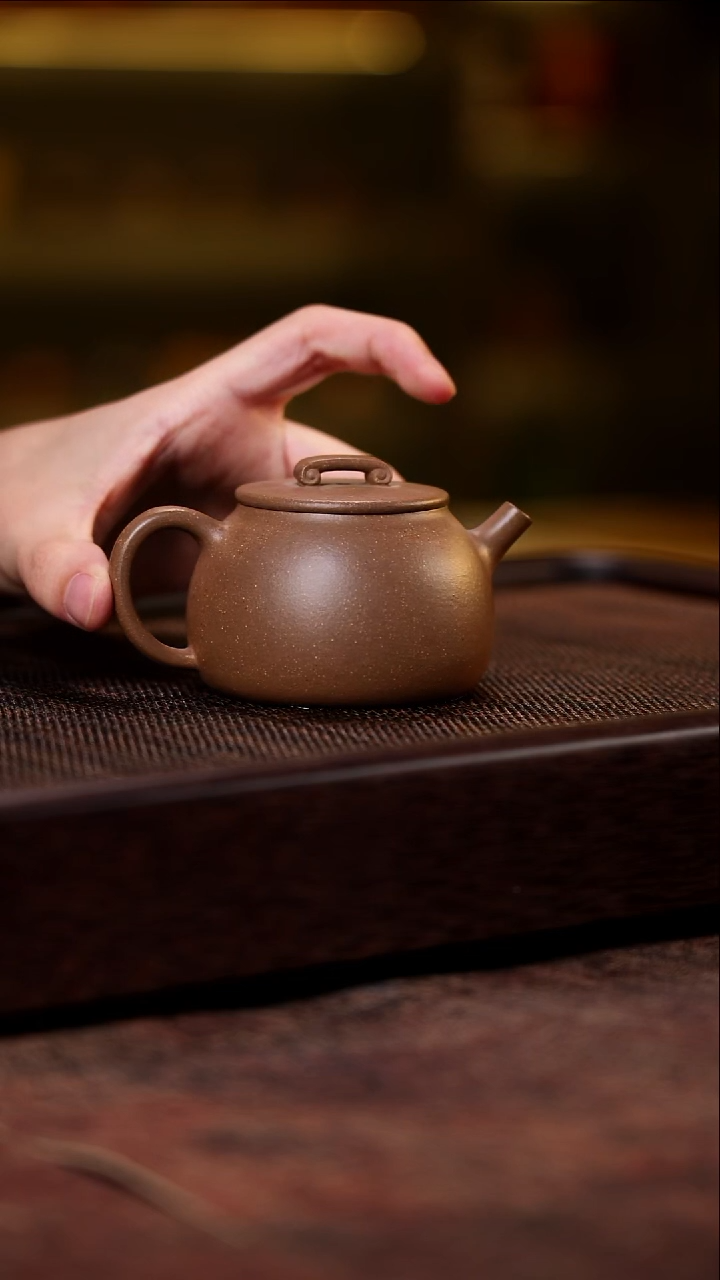 紫砂如意 老段泥