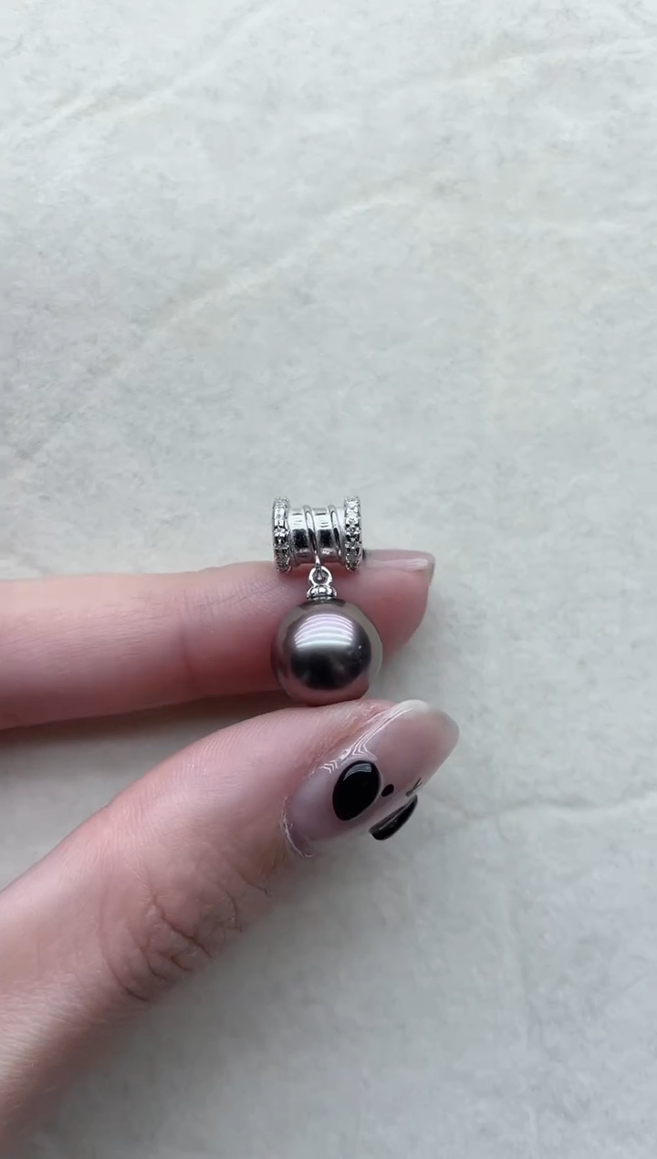 【闪购商品】海水珍珠吊坠银S925镶嵌112