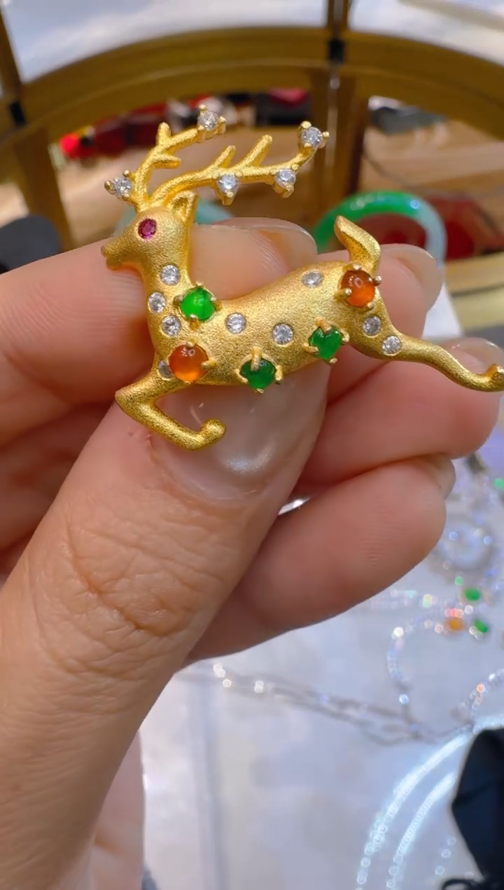 吊坠(不含链)银S925镶嵌翡翠多样性团购发一件