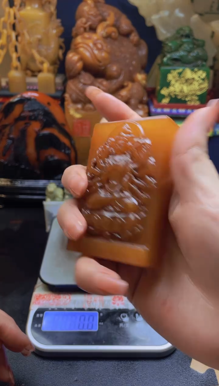 【闪购商品】寿山石印石田黄千手观音牌