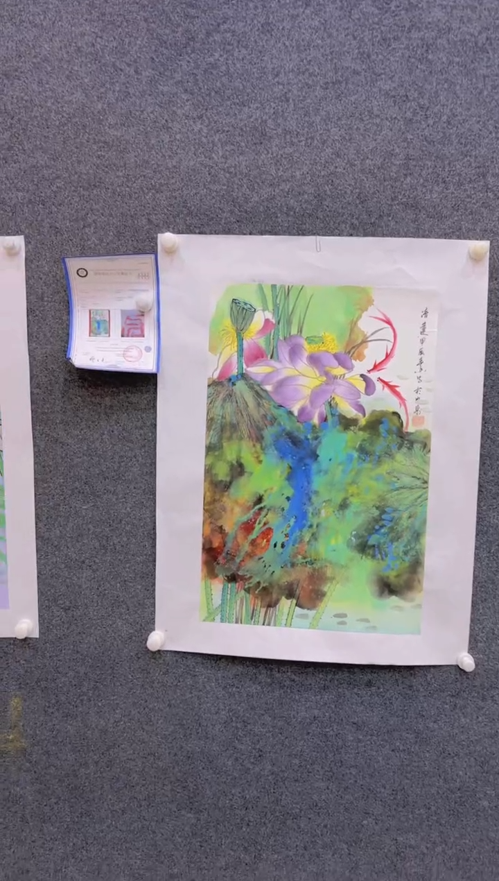 【闪购商品】国画1.22展馆-黄春香四尺三开-花鸟08