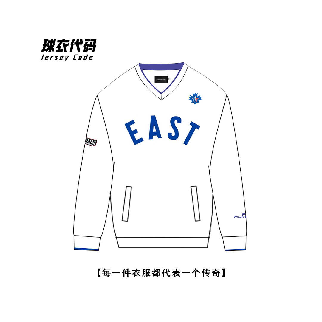 【硬壳三防】东部全明星詹姆斯秋冬长袖美式百搭男女同款上衣Q059