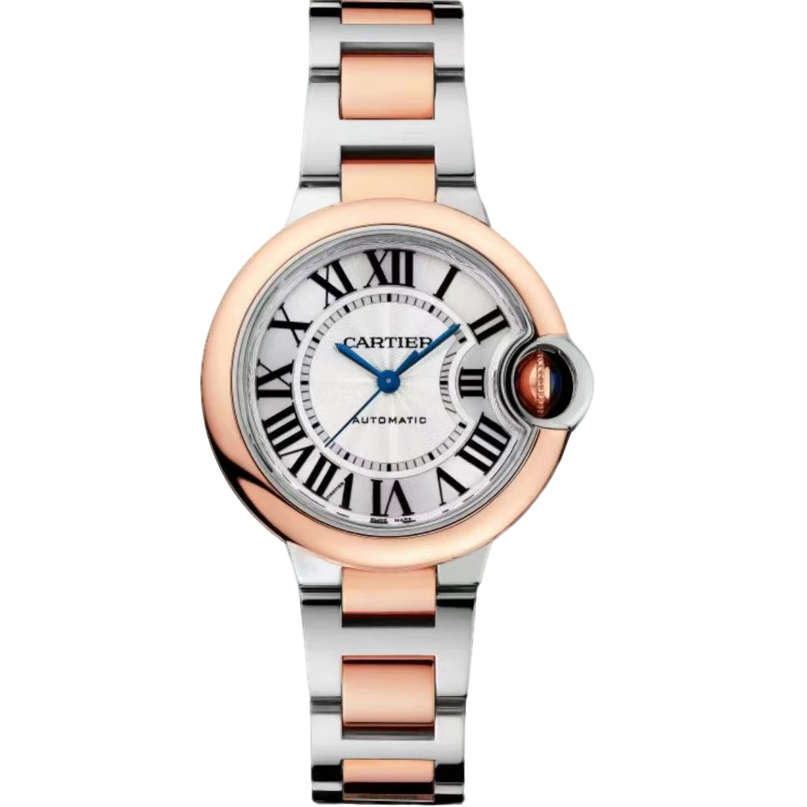 99新 Cartier/卡地亚 W2BB0023/33表经/金圈蓝气球/女款/33800