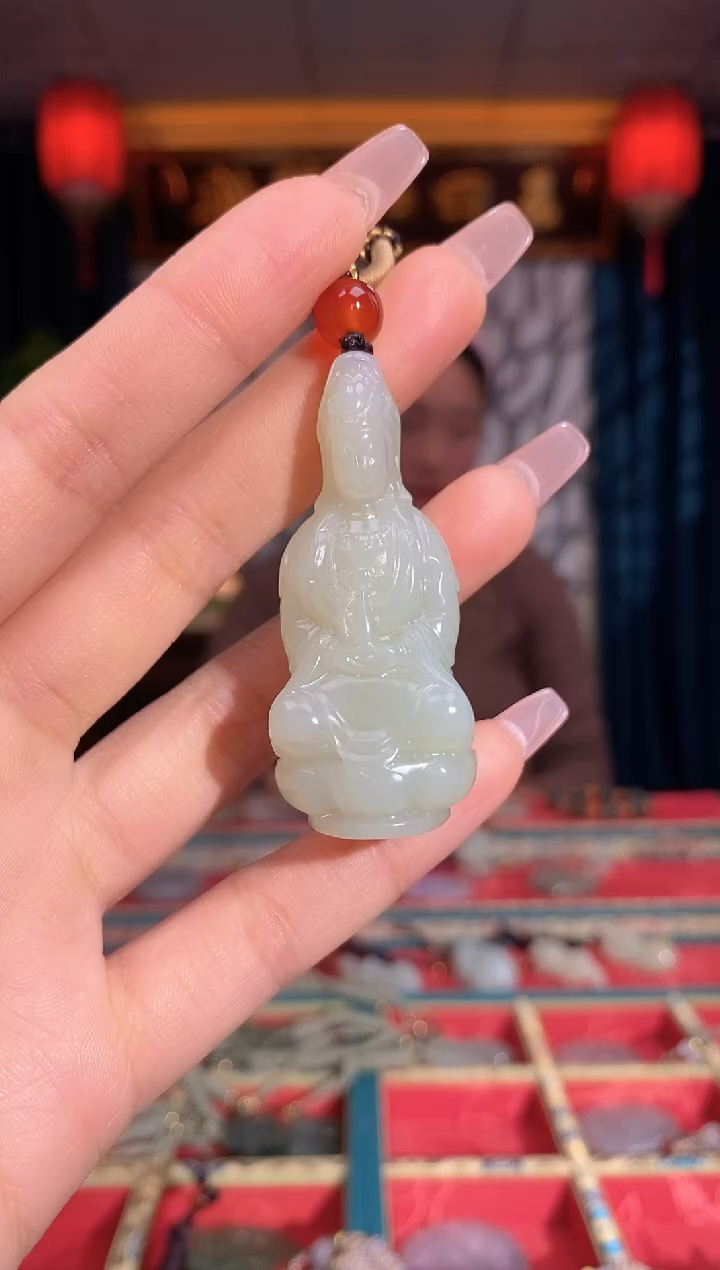 【闪购商品】和田玉颈饰未镶嵌观音