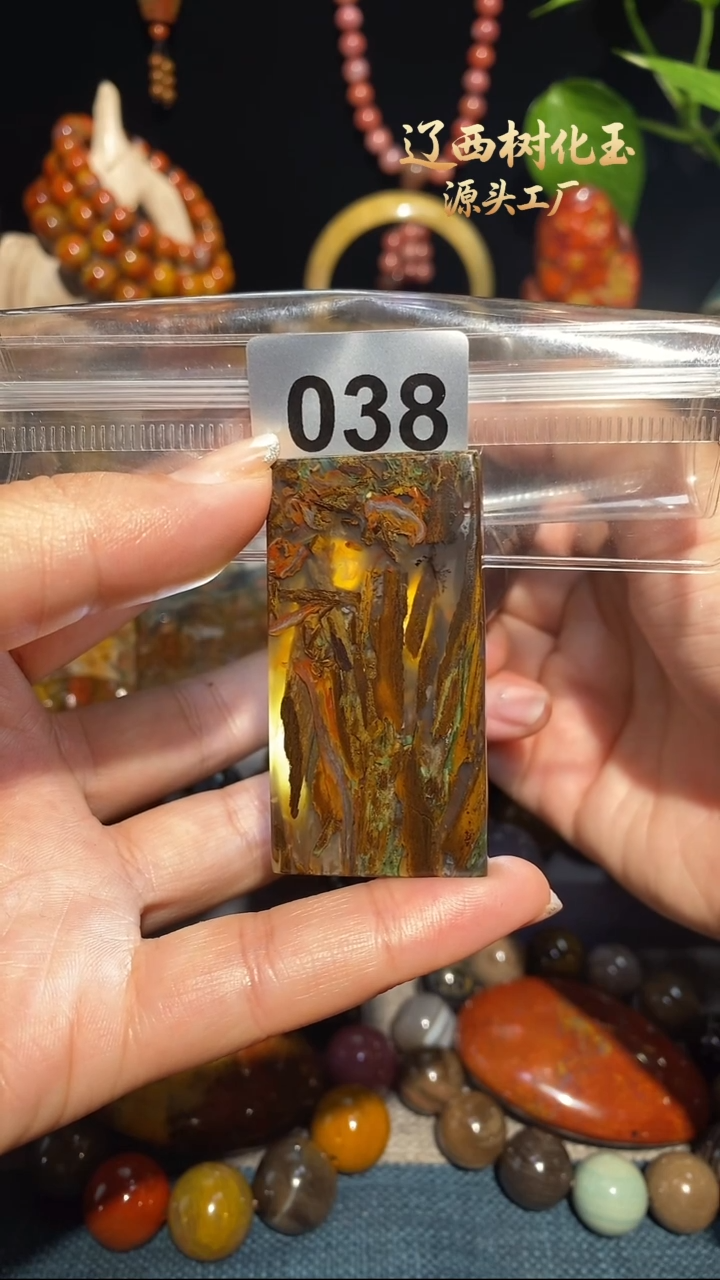 未镶嵌-硅化玉天然北票硅化玉吊坠