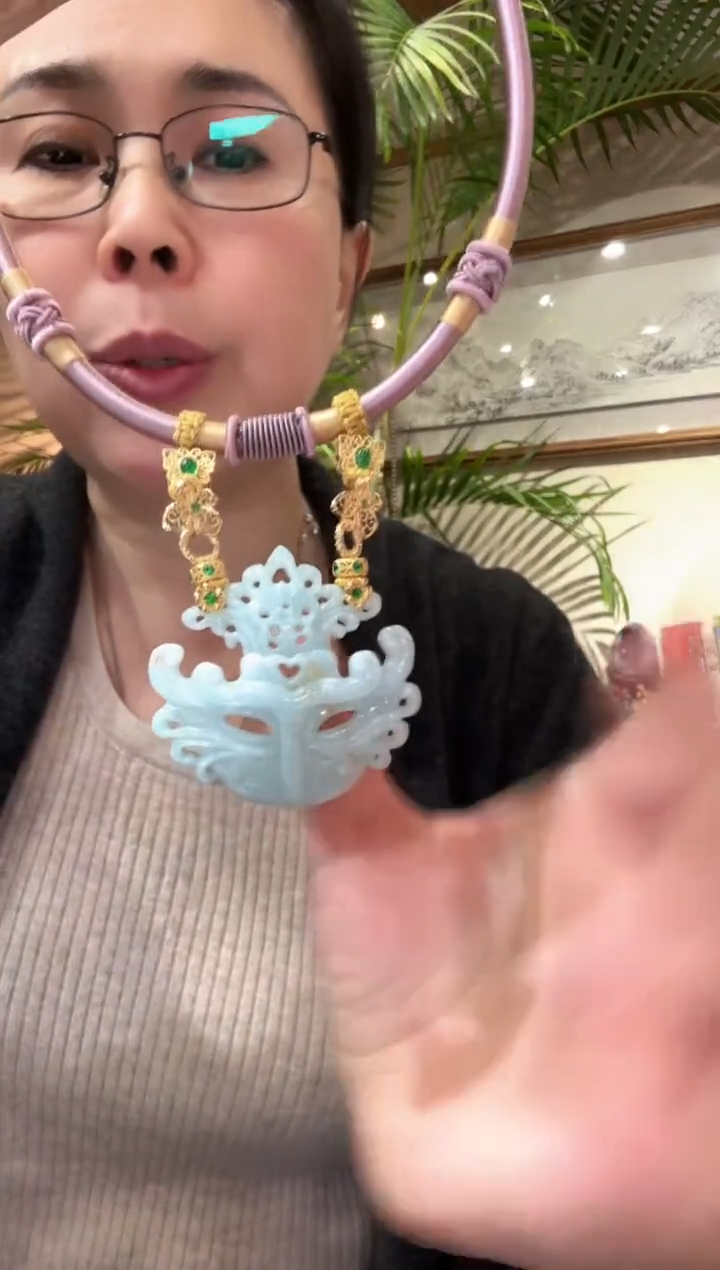 【闪购商品】翡翠颈饰未镶嵌国风