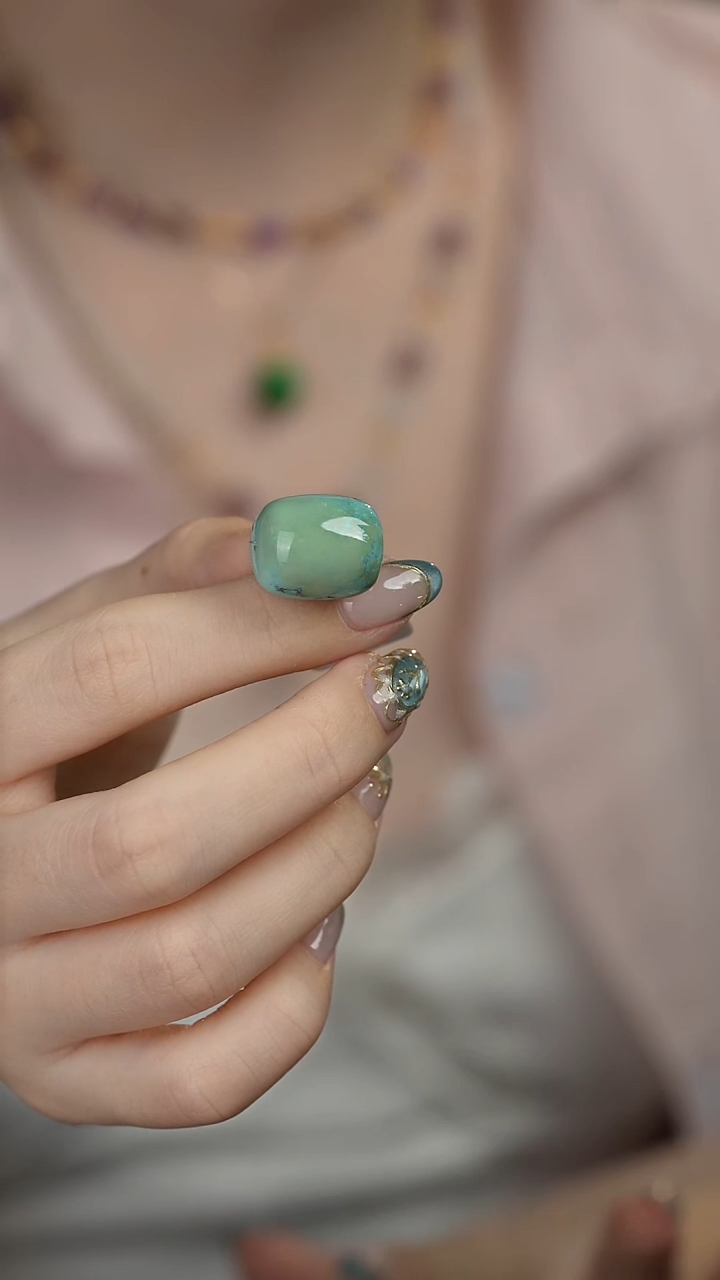 绿松石未镶嵌配饰H06（多样性发一件）