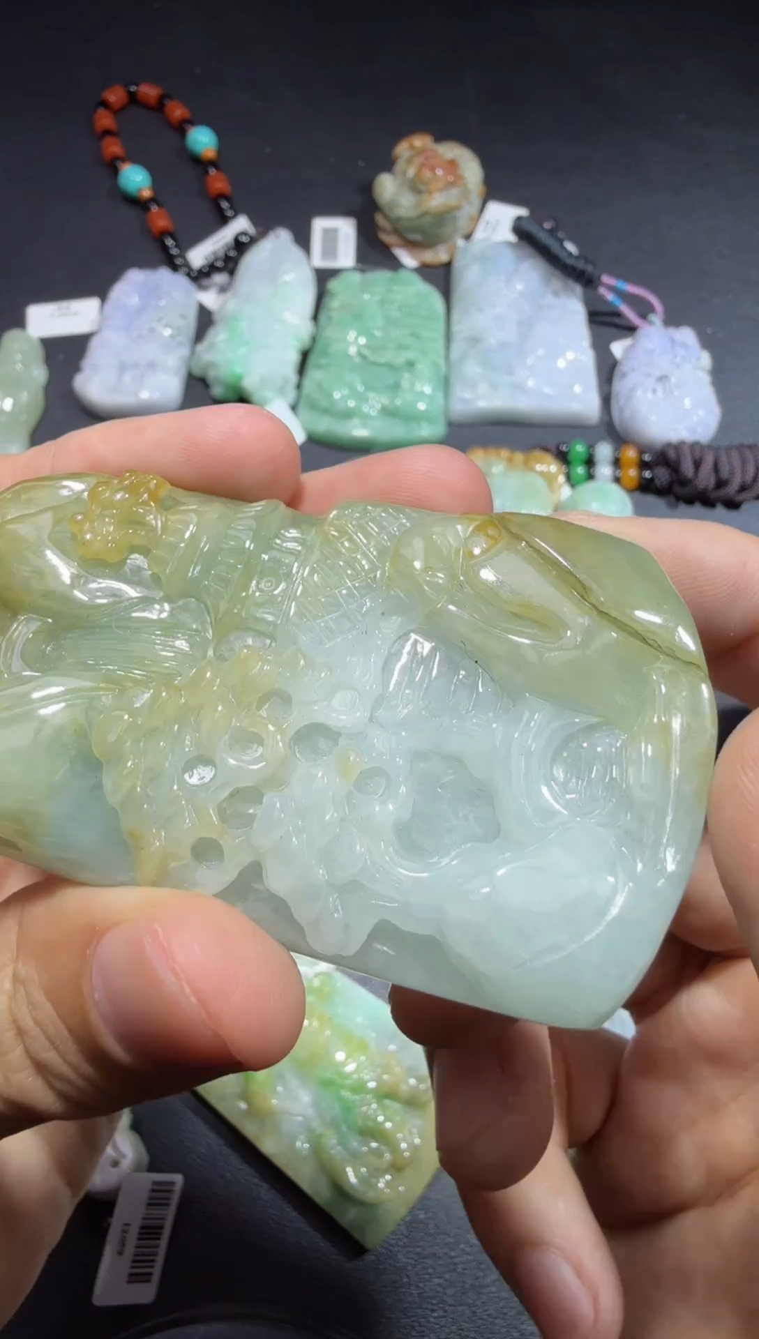 【闪购商品】翡翠颈饰未镶嵌00000923