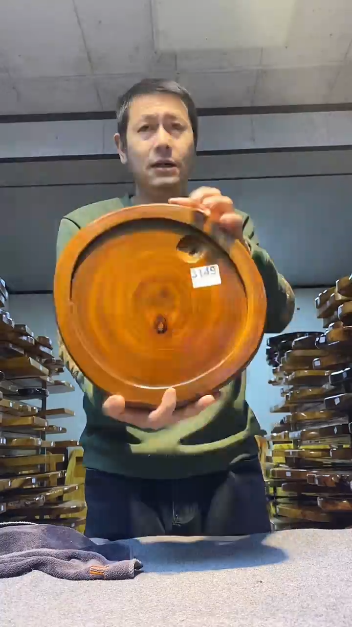 实木原木茶盘 一物一拍(不含配件）