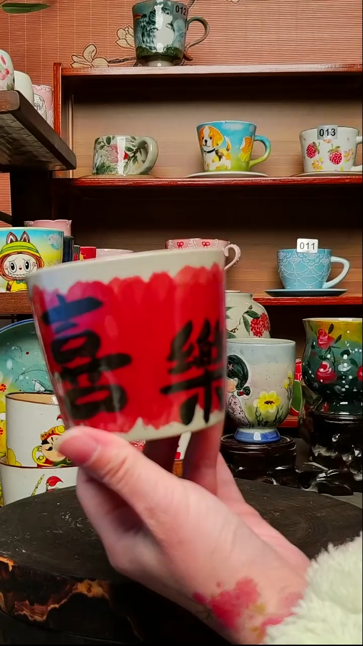 摆件陶景德镇高温创意陶瓷有瑕