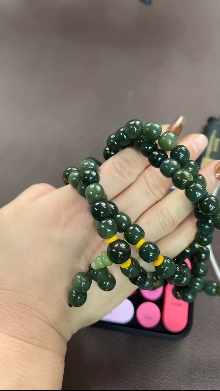 颈饰未镶嵌透闪石质玉项链