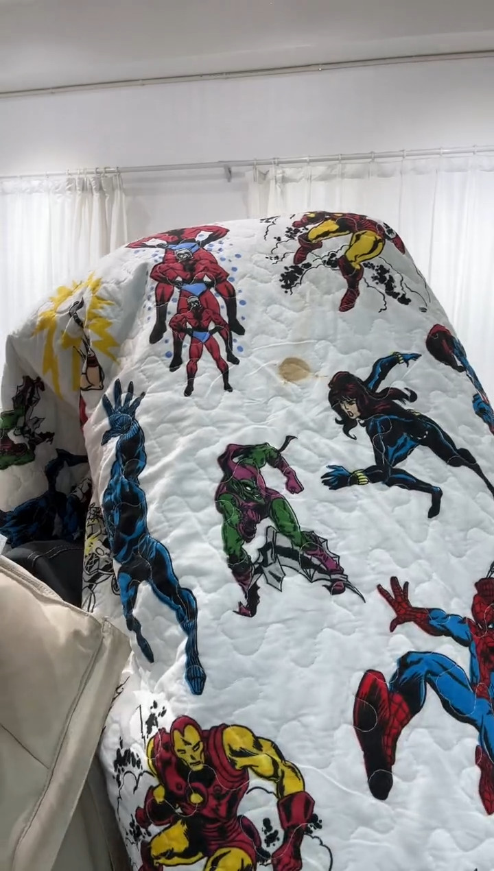 棉240*250纯棉床盖101号脏迹瑕疵