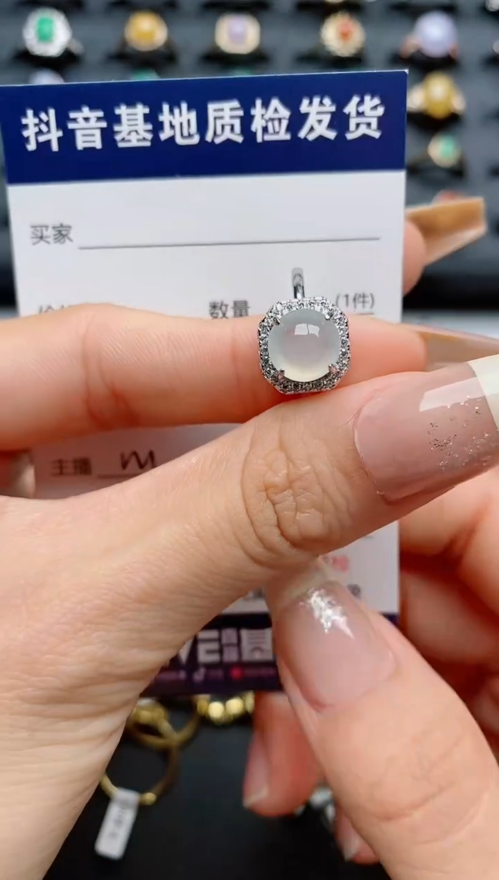 【闪购商品】翡翠戒指银S925镶嵌...........